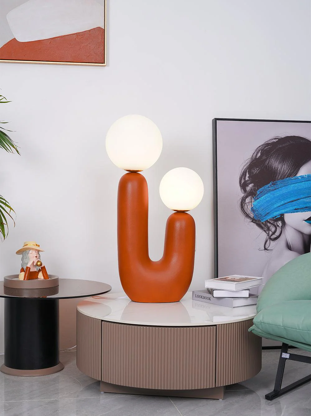 Настольный светильник Oo Ceramics - ∅57см x 82см, белый