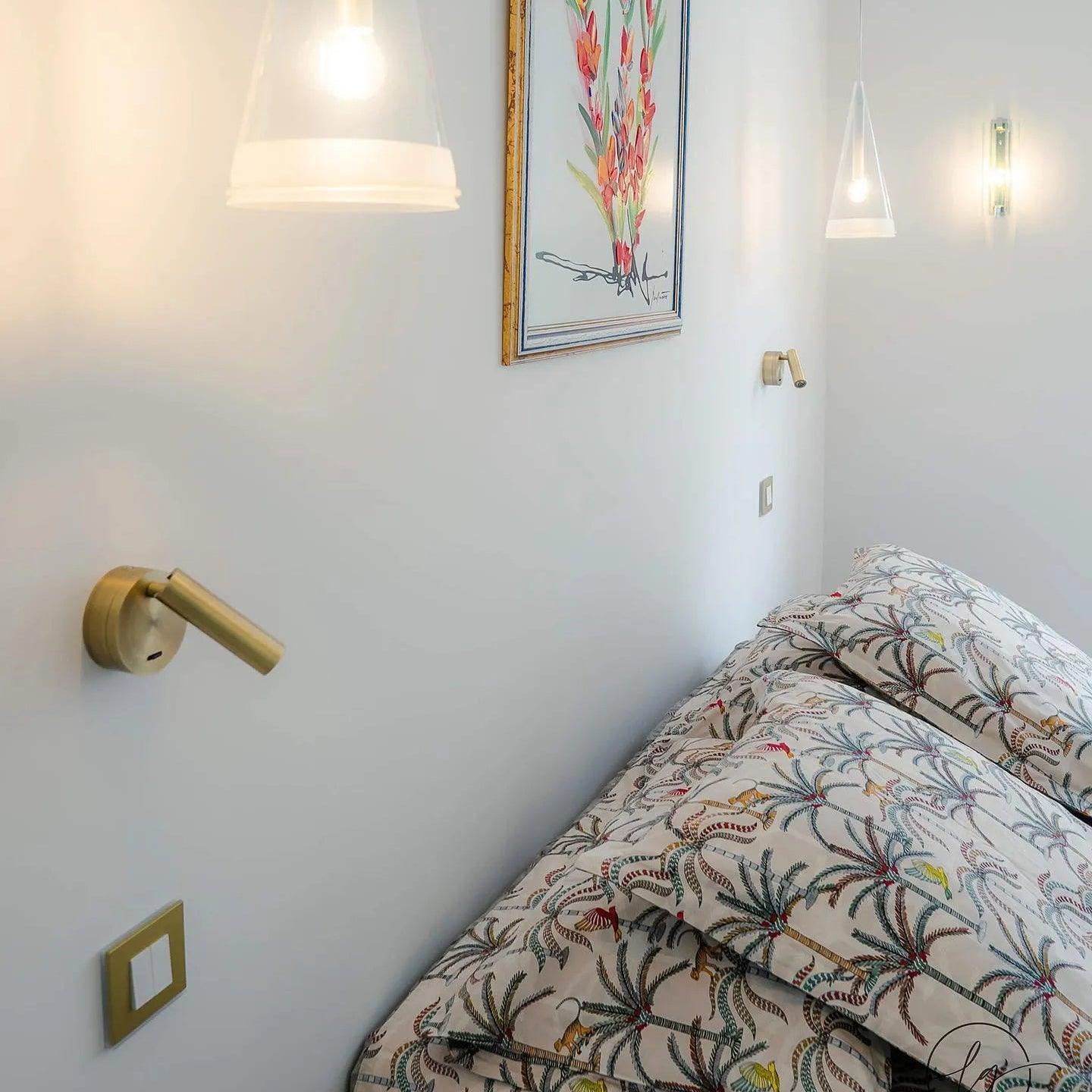 Настенный светильник Reading LED Bedroom - ∅8см x 11см, медь, теплый свет