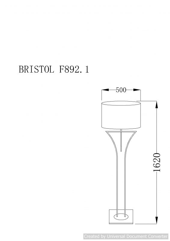 Торшер BRISTOL F892.1