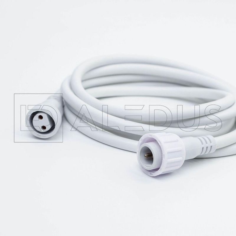 Удлинитель ALEDUS 2 м, 2Pin, белый, мама-папа E-WP-2M