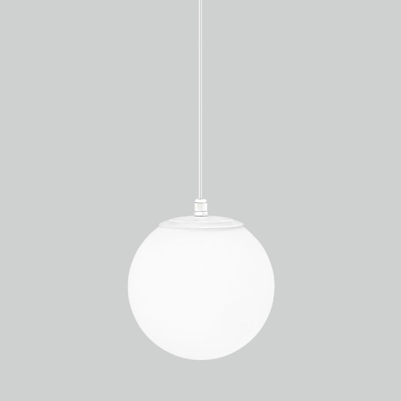 Светильник садово-парковый со стеклянным плафоном Elektrostandard Sfera H 35158/U белый