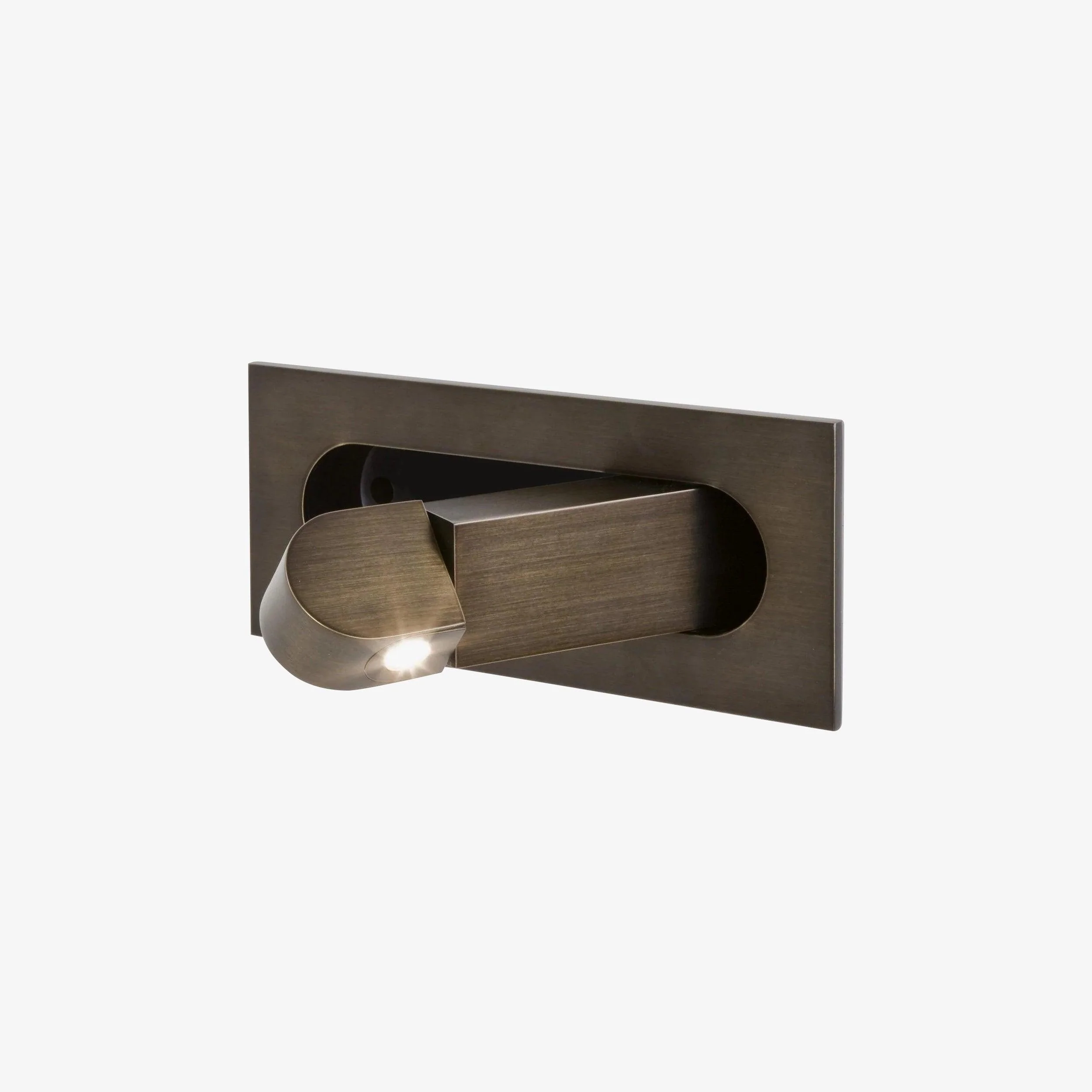 Настенный светильник Modern LED Bedside - ∅19см x 8см, медь, теплый свет, диммер
