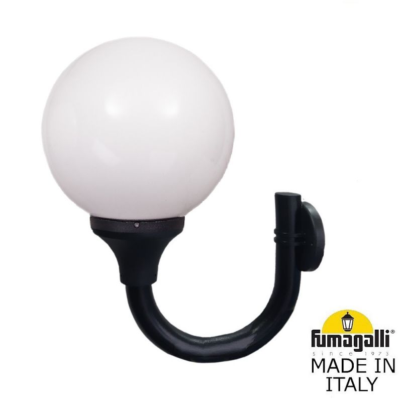 Светильник уличный настенный Fumagalli GLOBE 400 modern черный, бежевый G41.251.000.AYE27