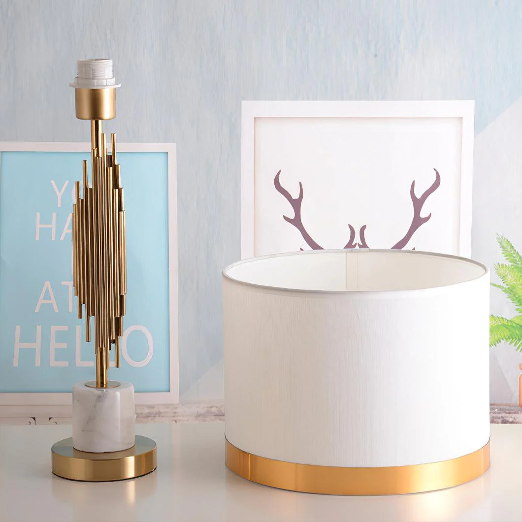 Myrano Table Lamp - ∅ 11.8″ x H 24.8″ / Dia 30cm x H 63cm / Gold / AU plug