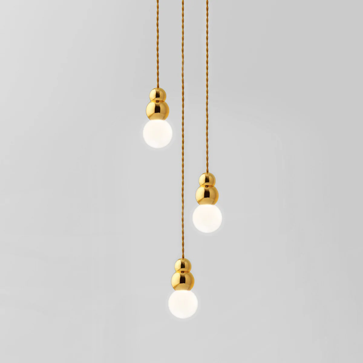 Подвесной светильник Ball Series - ∅8см x 18см, черный