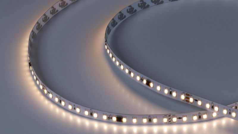 Лента светодиодная SWG 2835, 120 LED/м, 11 Вт/м, 24В, IP20, Цвет: Теплый белый 024292