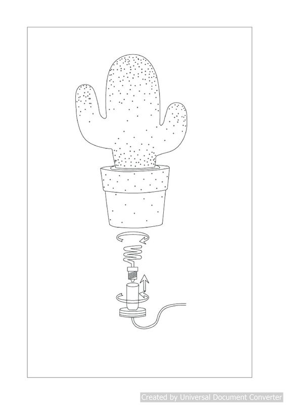 Настольная лампа CACTUS 13513/01/33