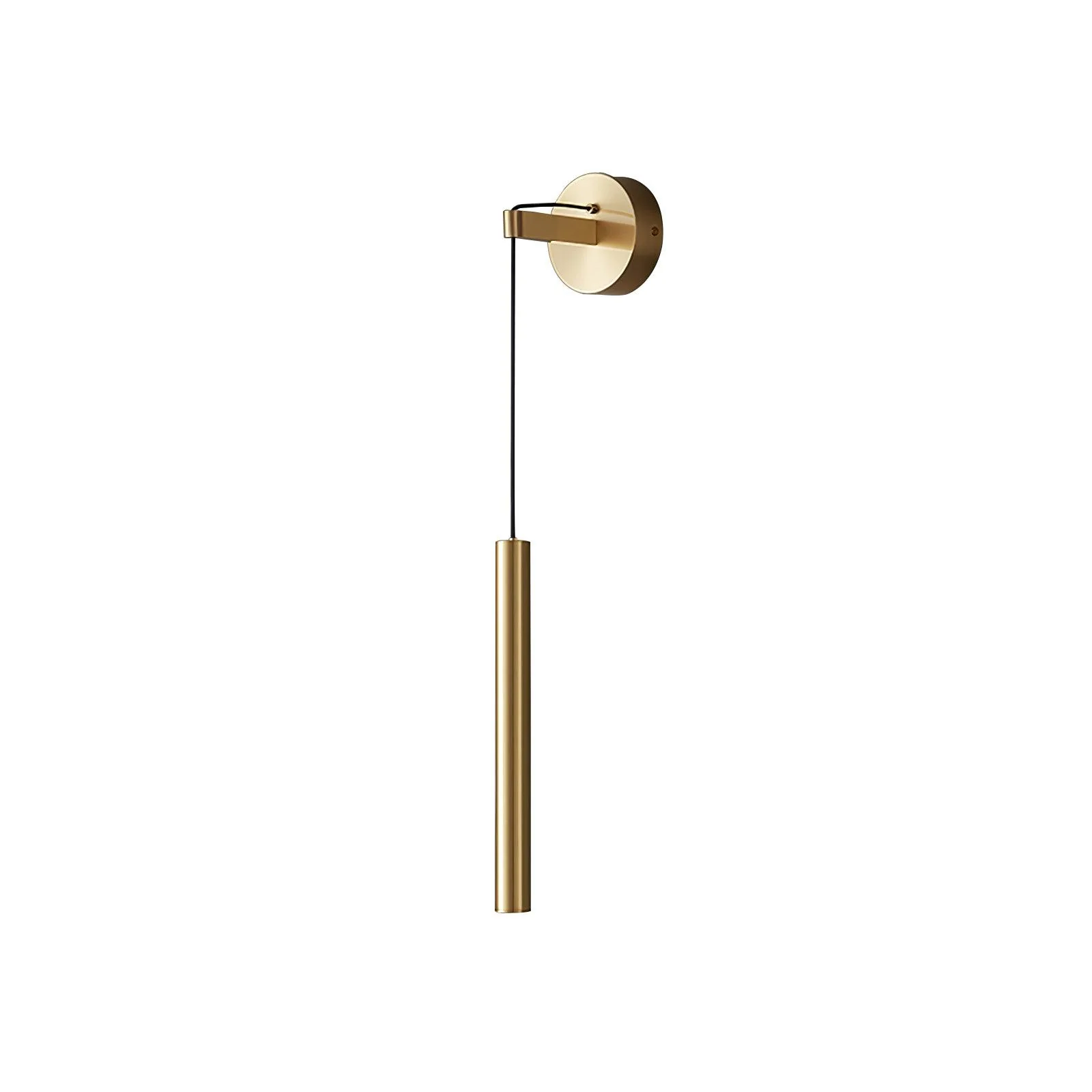 Настенный светильник Brass Line - ∅10см x 60см, латунь, холодный свет