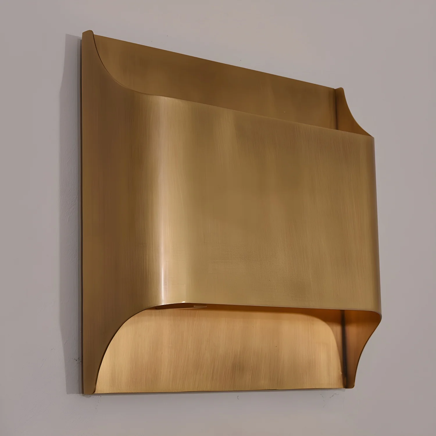 Настенный светильник Leclerc Brass - ∅10см x 30см, черный, матовый