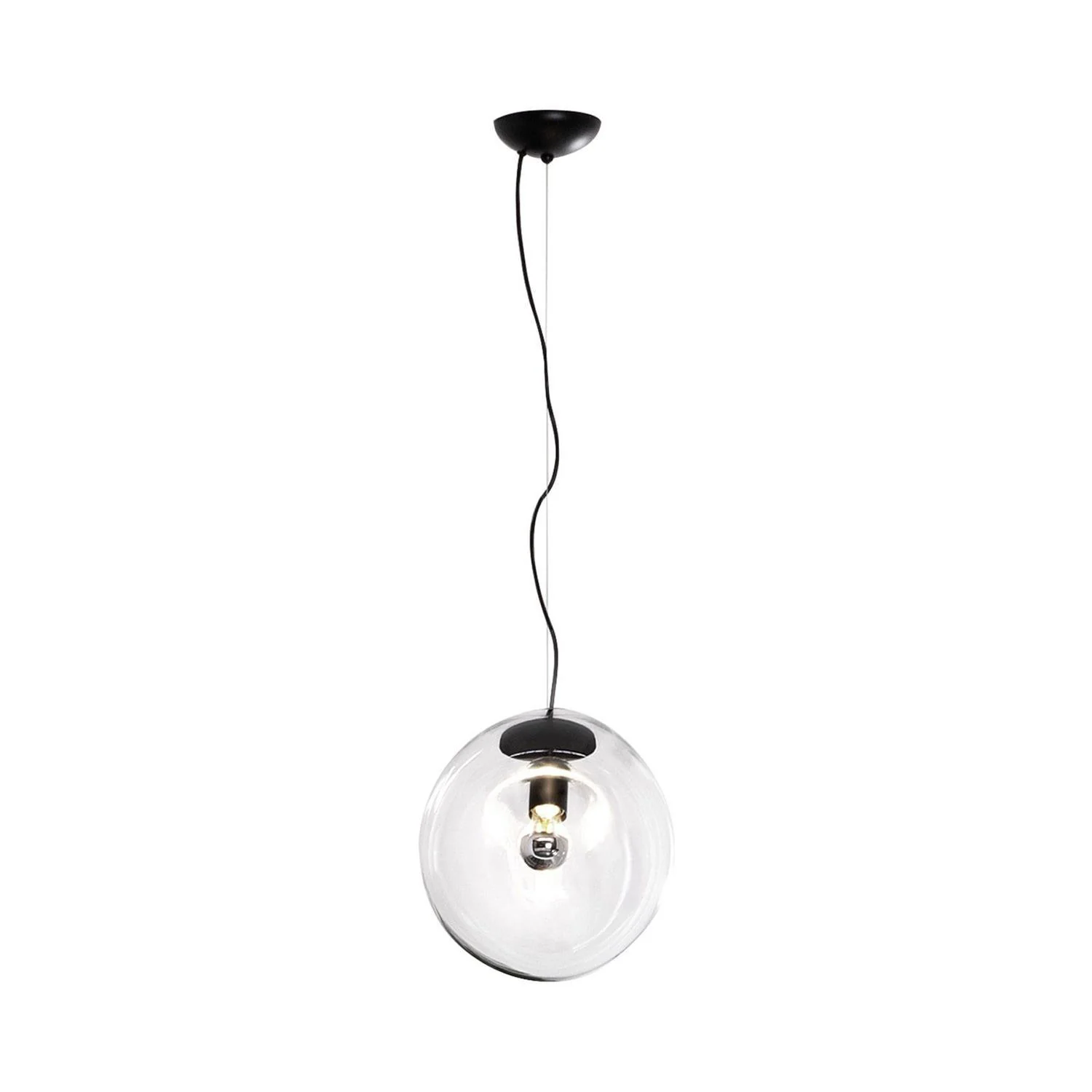 Подвесной светильник Suspended Water Drop - ∅30см x 150см, коньячный
