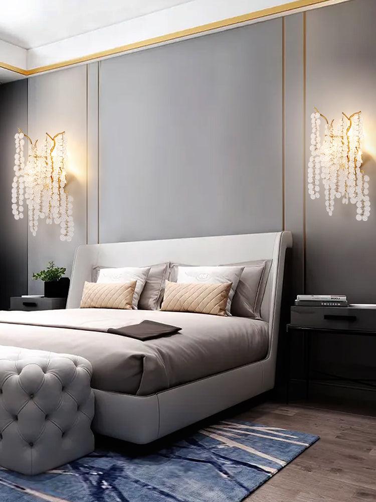 Shiro Noda Wall Lamp - Set of 2 (Left & Right) / Brass & Clear