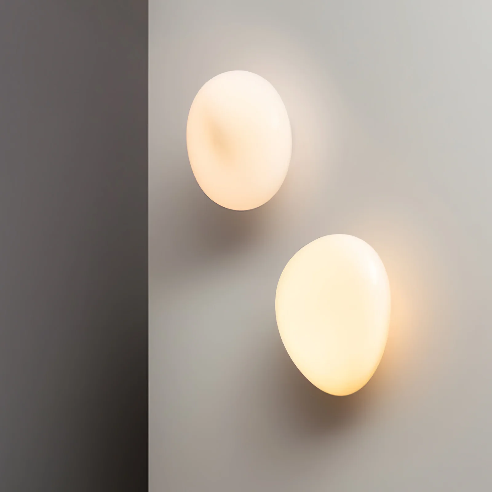 Настенный светильник Bubble Glass - модель C, ∅20см x 30см, зеленый, теплый свет, диммер
