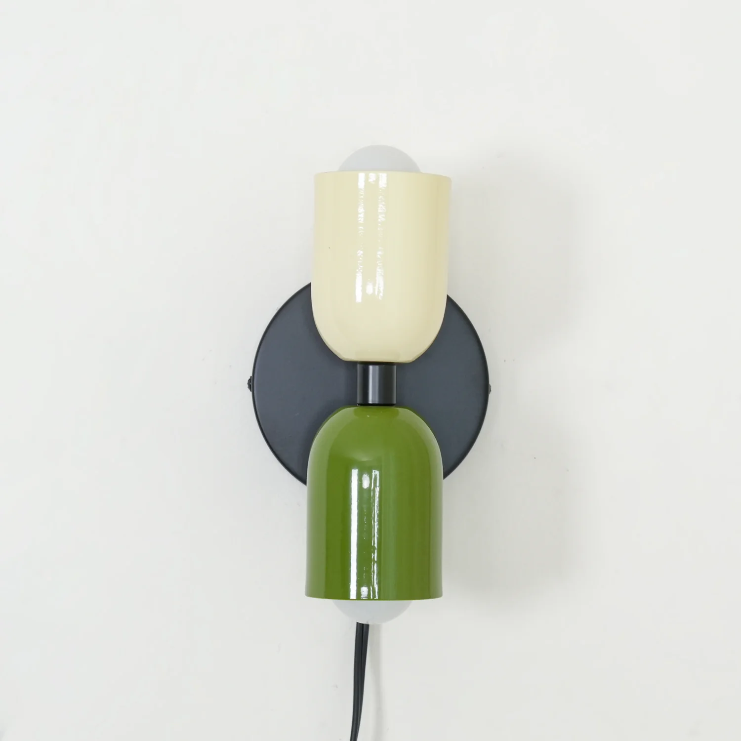Настенный светильник Couleur Double Plug In - 12см x 20см, розовый