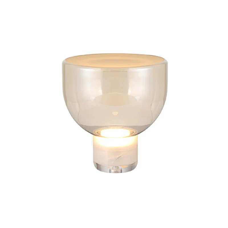 Aella Table Lamp - ∅ 14.9″ x H 14.5″ / Dia 38cm x H 37cm / Cognac / UK plug