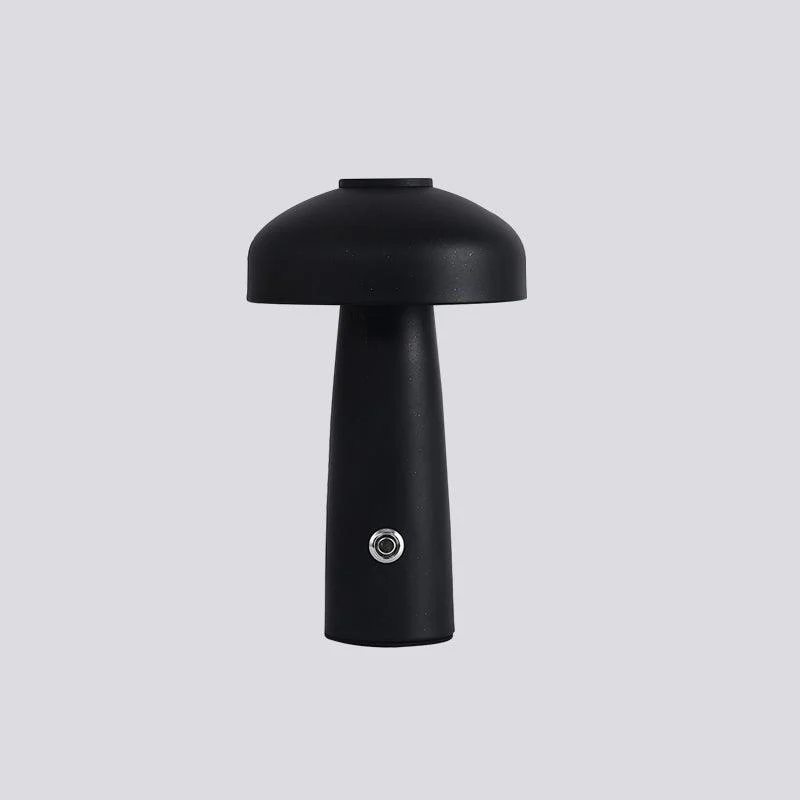Настольный светильник Leon Mushroom - ∅15см x 25см, серый, сенсорный выключатель