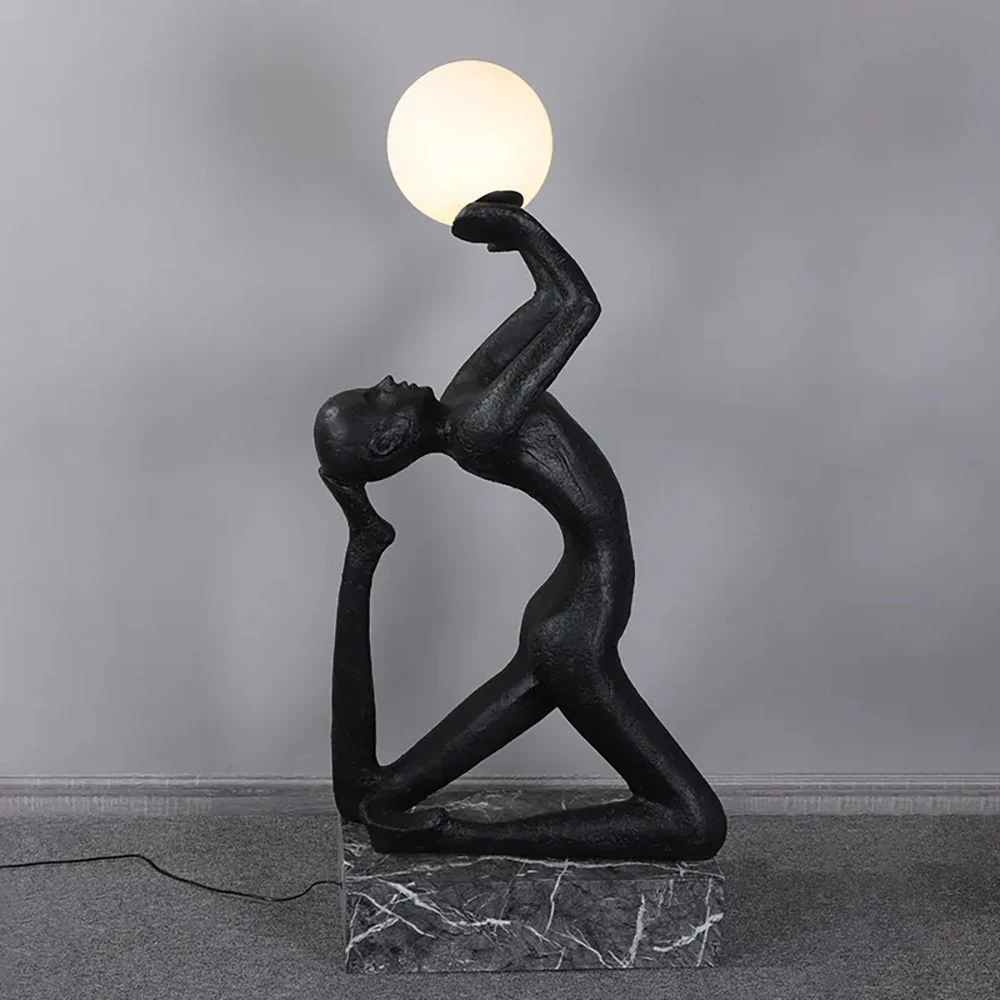 Торшер Isadora Sculpture - ∅65см x 145см, черный