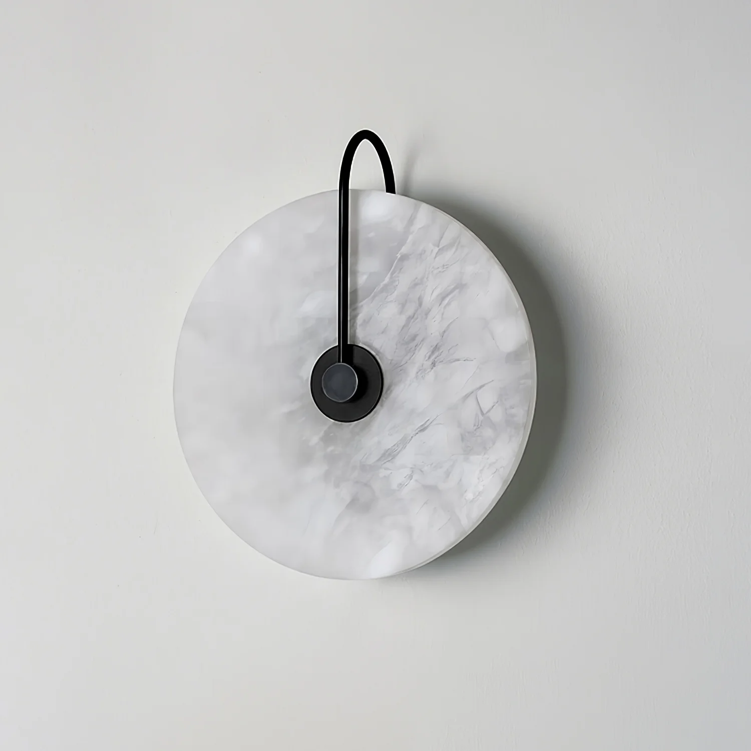 Настенный светильник Alabaster LED - ∅20см, золотой, теплый свет