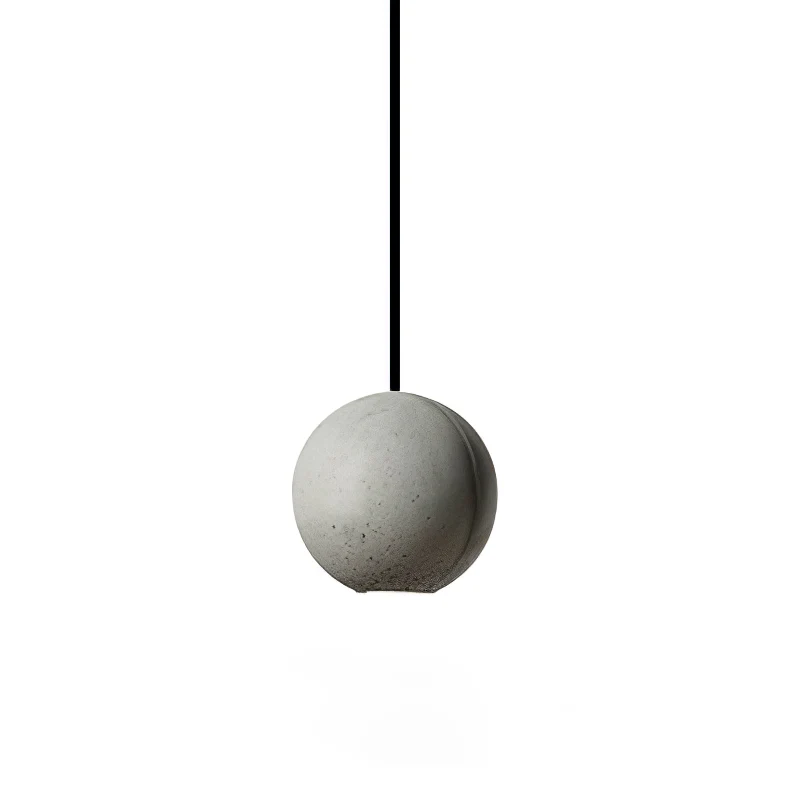 Подвесной светильник Moon Concrete - 2 плафона ∅24см x 150см, серый