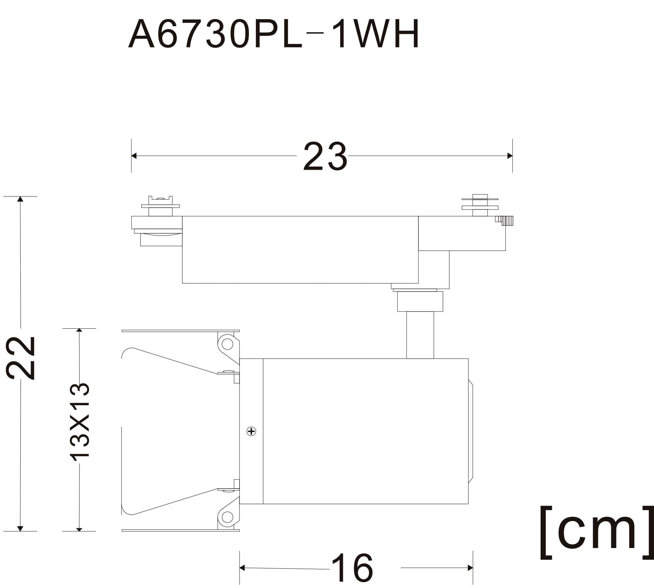 Трековый светильник Arte Lamp track lights A6730PL-1WH