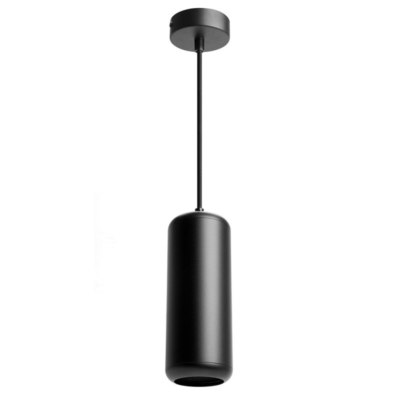Светильник потолочный Feron HL3658 Barrel ECHO levitation  12W, 230V, GX53, чёрный, с  антибликовой сеточкой, на подвесе 1,7 м 48403