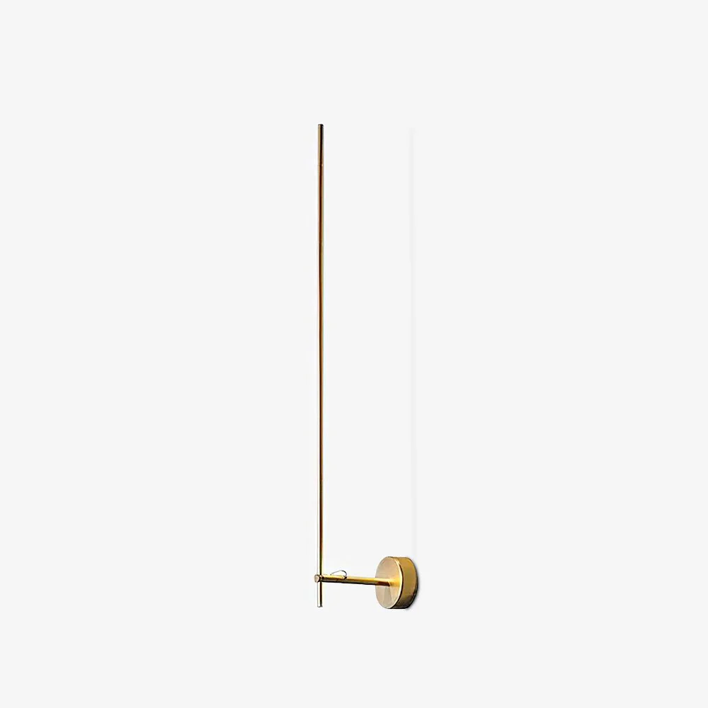 Light Stick V Sconce - Set of 2 / Gold / Warm Light
