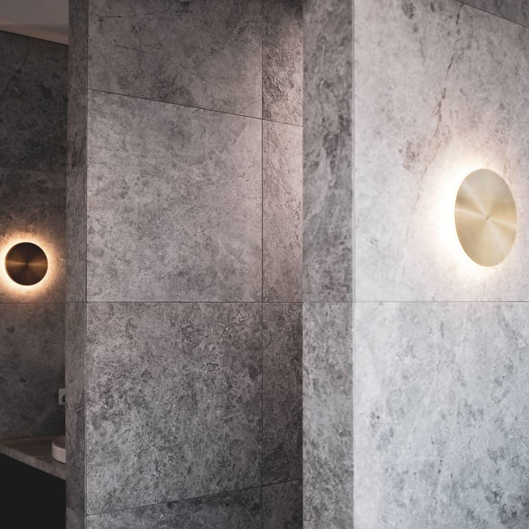 Gossa Wall Lamp - ∅ 11″ / Dia 28cm Set of 2 / Brass / Warm Light