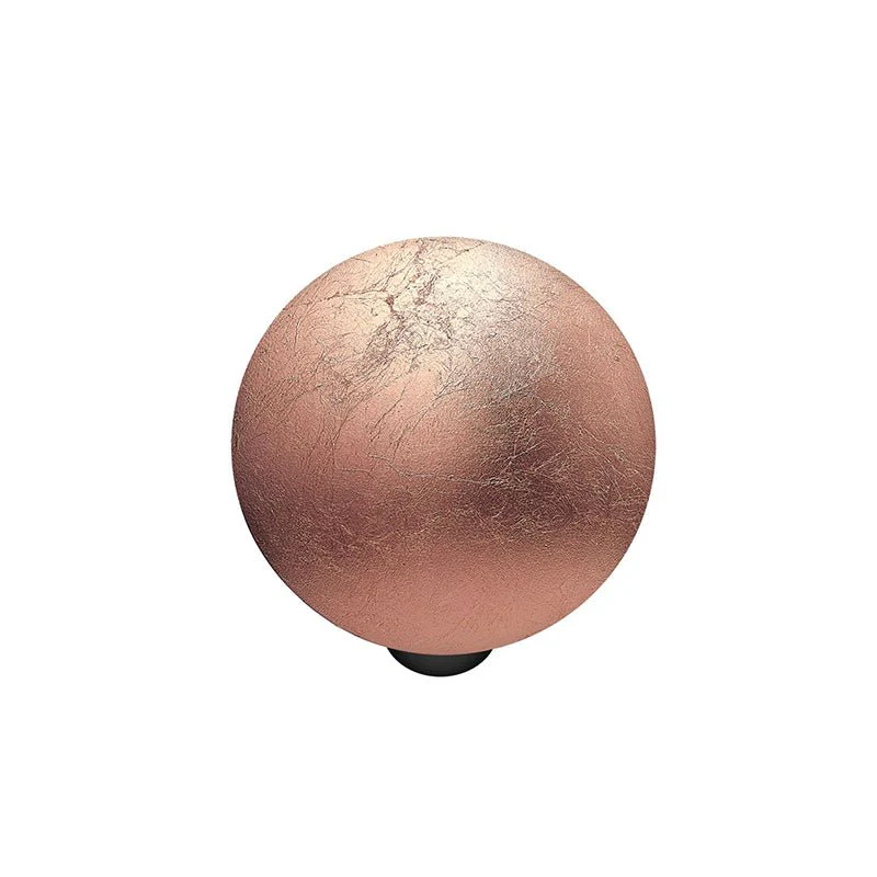Giorgio W1 Wall Lamp - ∅ 8.7″ x H 8.7″ / Dia 22cm x H 22cm Set Of 2 / Gold & Black / Cool Light