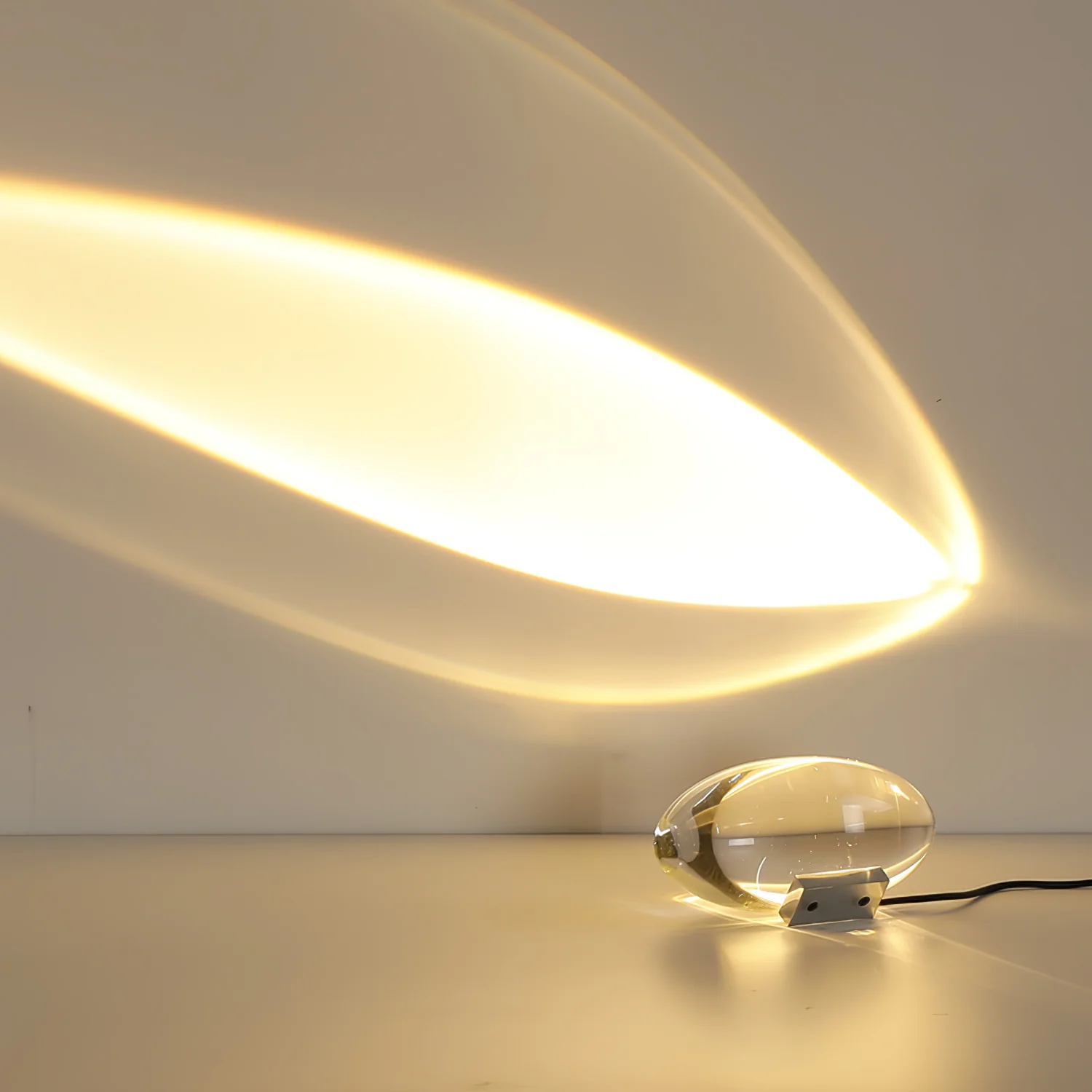 Atman Table Lamp - ∅ 6.3″ x H 3.1″ / Dia 16cm x H 8cm / Blue purple light / US plug