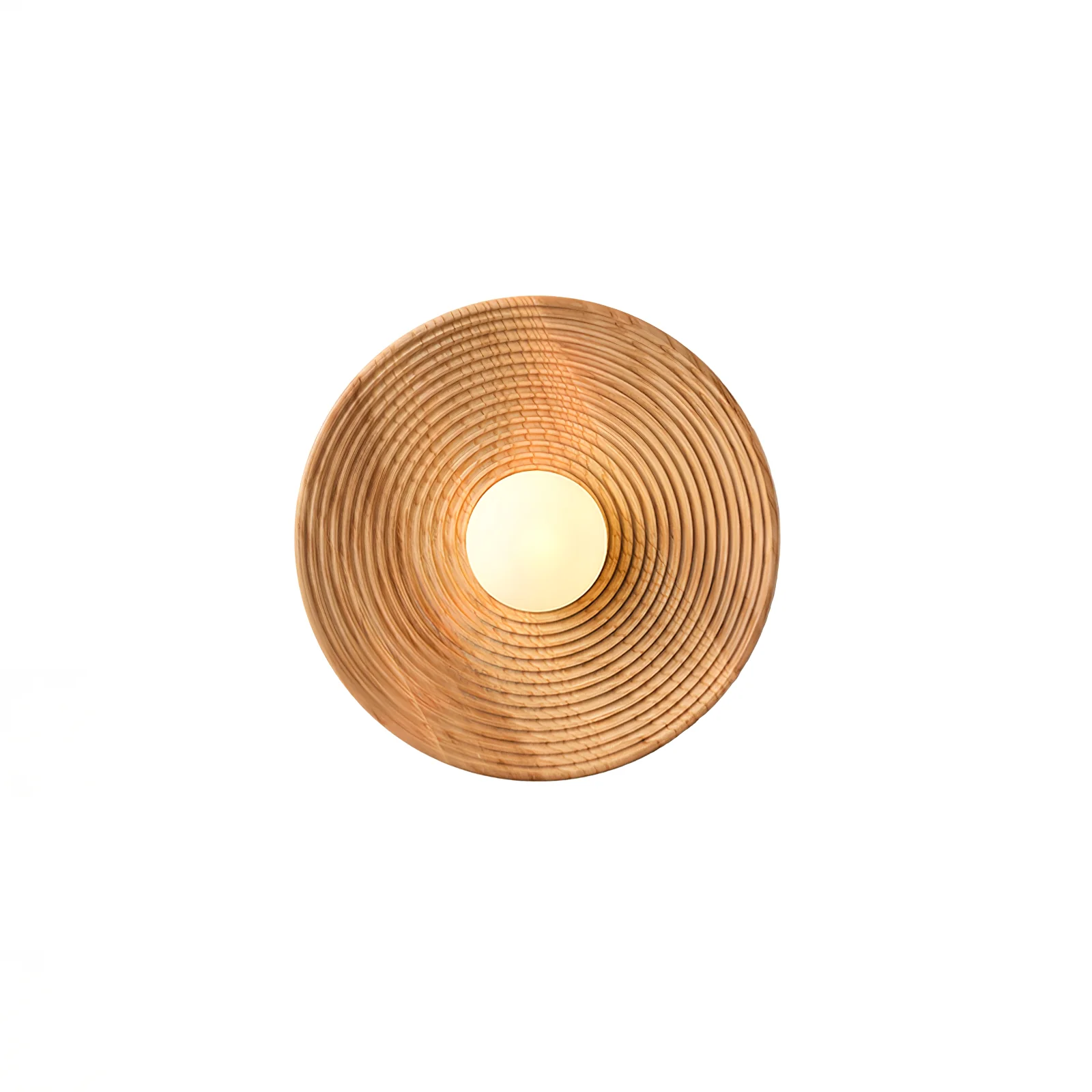 Lumina Contour Wooden Sconce - ∅ 11.0″ / Dia 28cm Set of 2 / Wood color