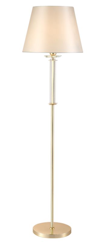 Торшер Crystal Lux NICOLAS NICOLAS PT1 GOLD/WHITE