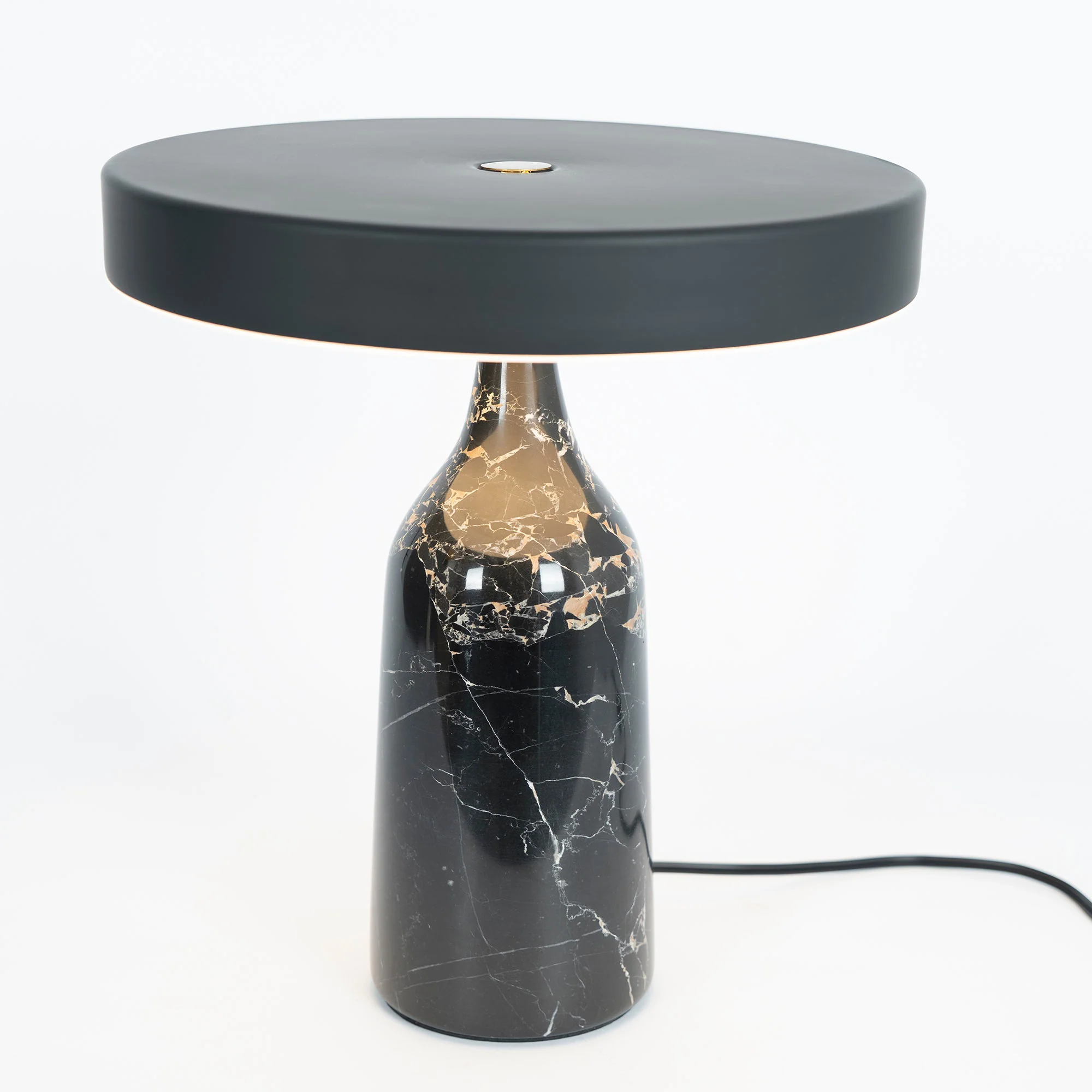 Eddy Table Lamp - ∅ 12.6″ x H 13.2″ / Dia 32cm x H 33.6cm / Grey / US plug