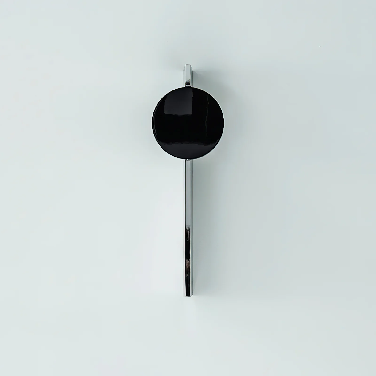 Creative Light And Shadow Wall Lamp - 2-Lights: ∅ 4.1″ x H 14.9″ Set of 2 / Chrome & Black / Warm Light
