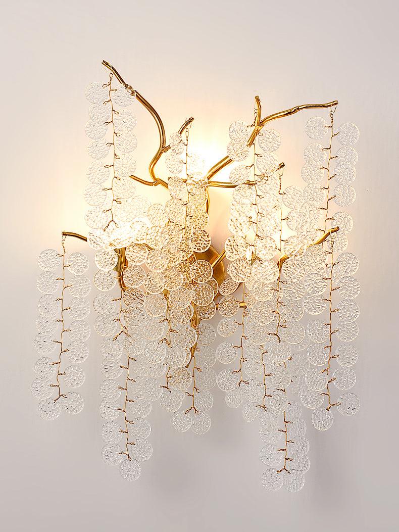 Shiro Noda Wall Lamp - Set of 2 (Left & Right) / Brass & Clear