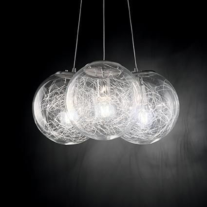 Люстра подвесная Ideal Lux Mapa Sat SP3 Nickel