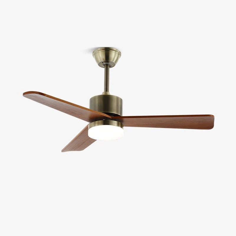 Потолочный светильник Zephyr Wooden  -  модель D ∅107см x 30см, никель, орех, 3000-6500К