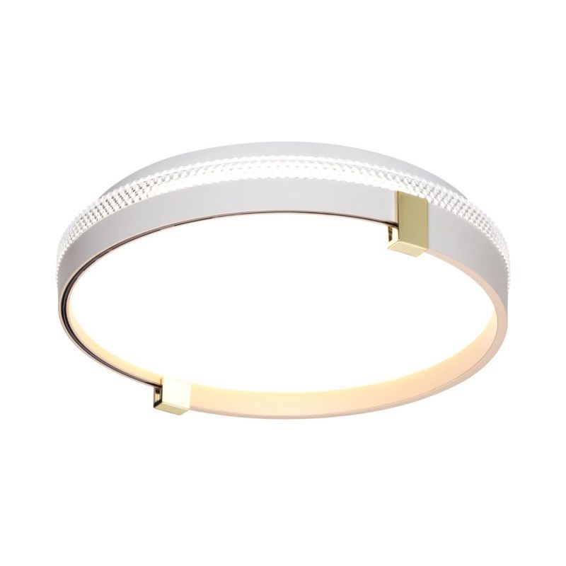 Светильник Sonex PALE SN пластик/белый/золотой LED 30Вт 4000К D340 IP43 OLIDI WHITE  7646/CL