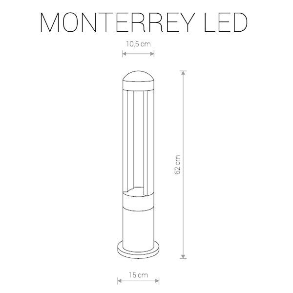 Cветильник уличный MONTERREY LED 9507