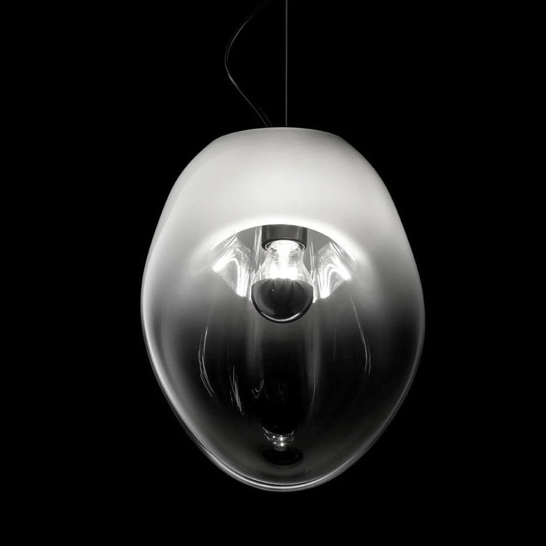 Подвесной светильник Suspended Water Drop - ∅30см x 150см, коньячный