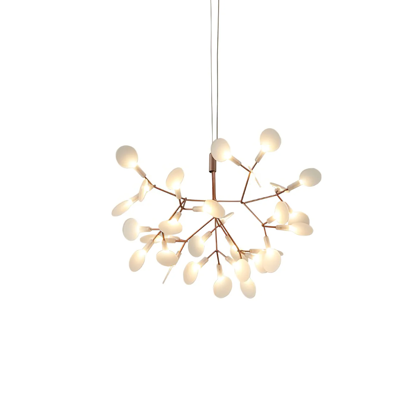 Люстра Rose Gold Firefly LED - 81 источник света ∅100см x 40см, розовое золото, холодный свет