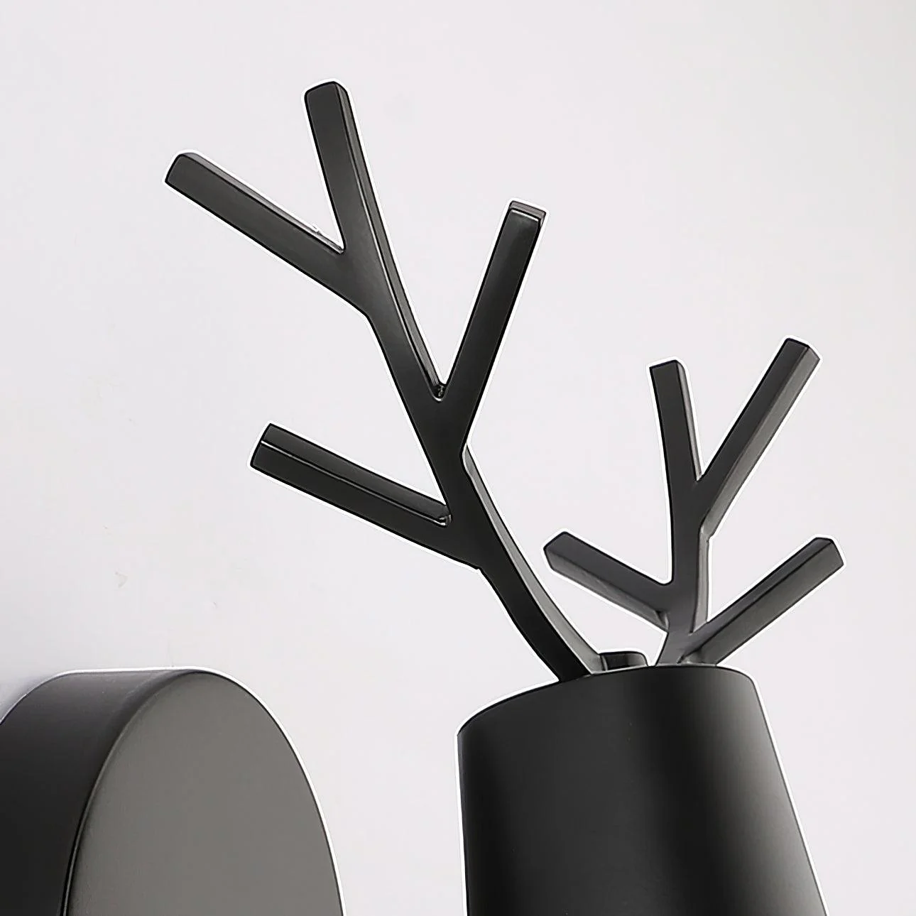 Yeknu Antler Wall Lamp - Set of 2 / White