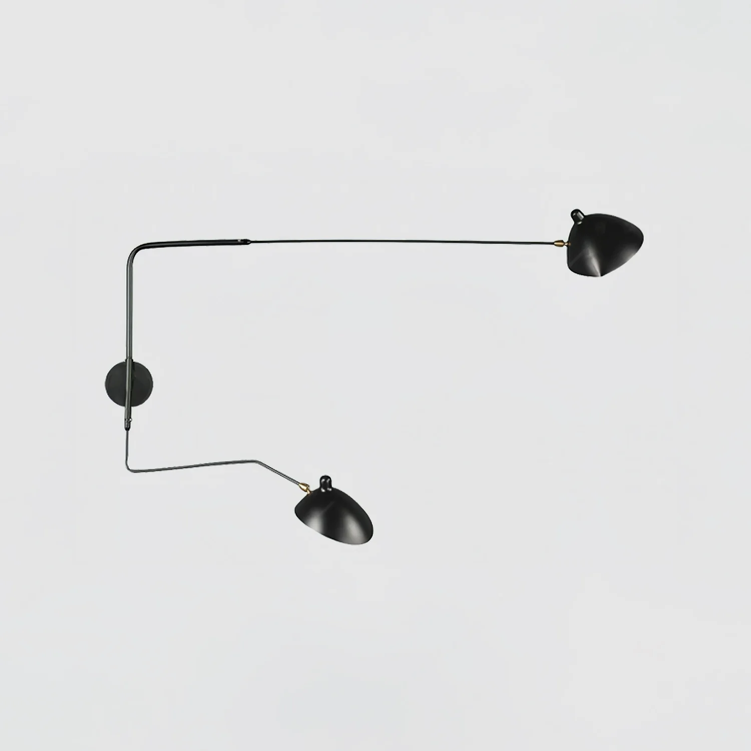 Serge Mouille Wall Sconce - L 47.2″ x H 15.8″ / L 120cm x H 40cm Set of 2 / White
