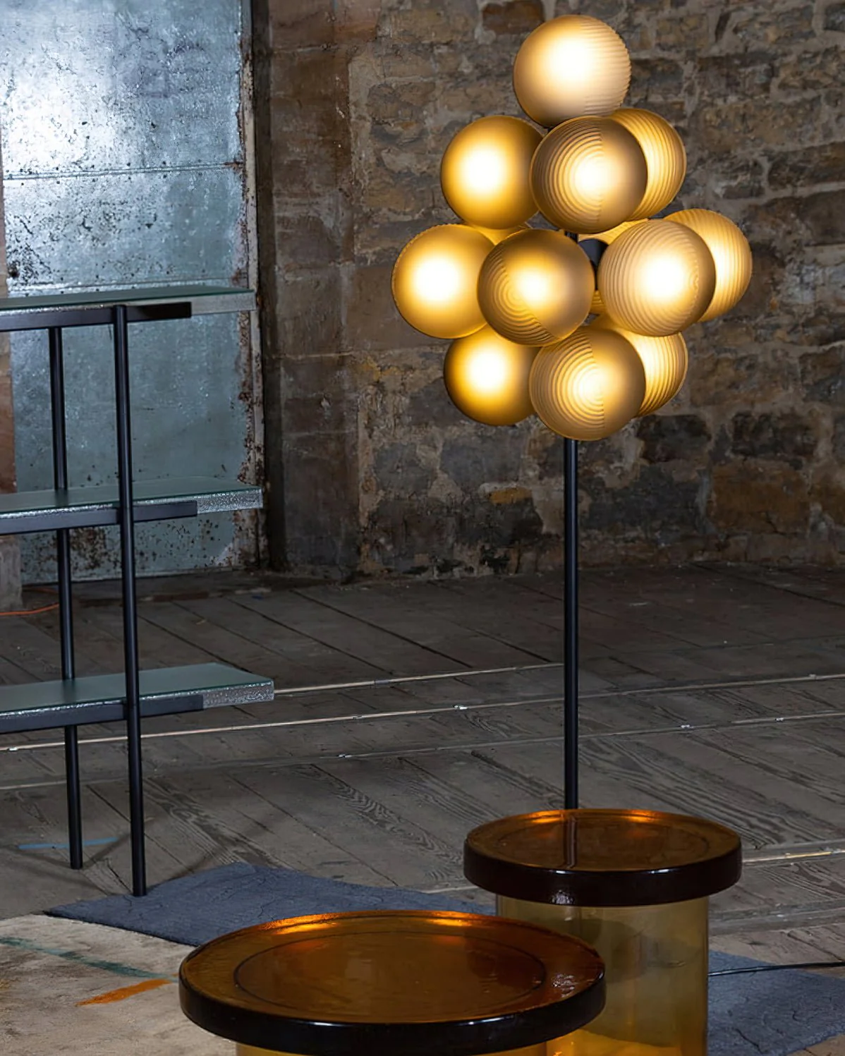 Grape Floor Lamp - ∅ 24″ x H 62.3″ / Frosted white / AU plug