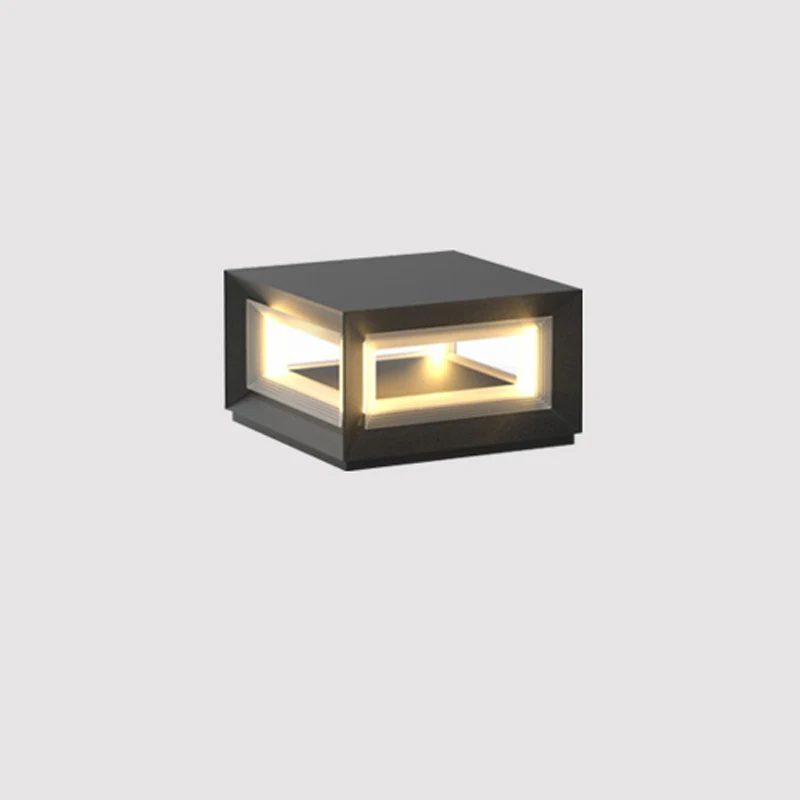 Уличный светильник Light Cube - модель A, проводная версия, 25см x 25см x 14см, теплый свет