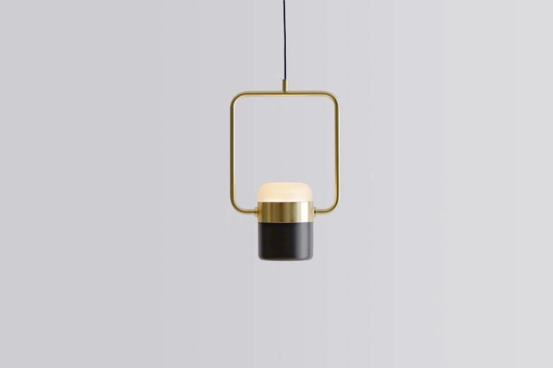 Подвесной светильник Adjustable Glass - горизонтальный: 18см x 11см, золотой, белый, холодный свет