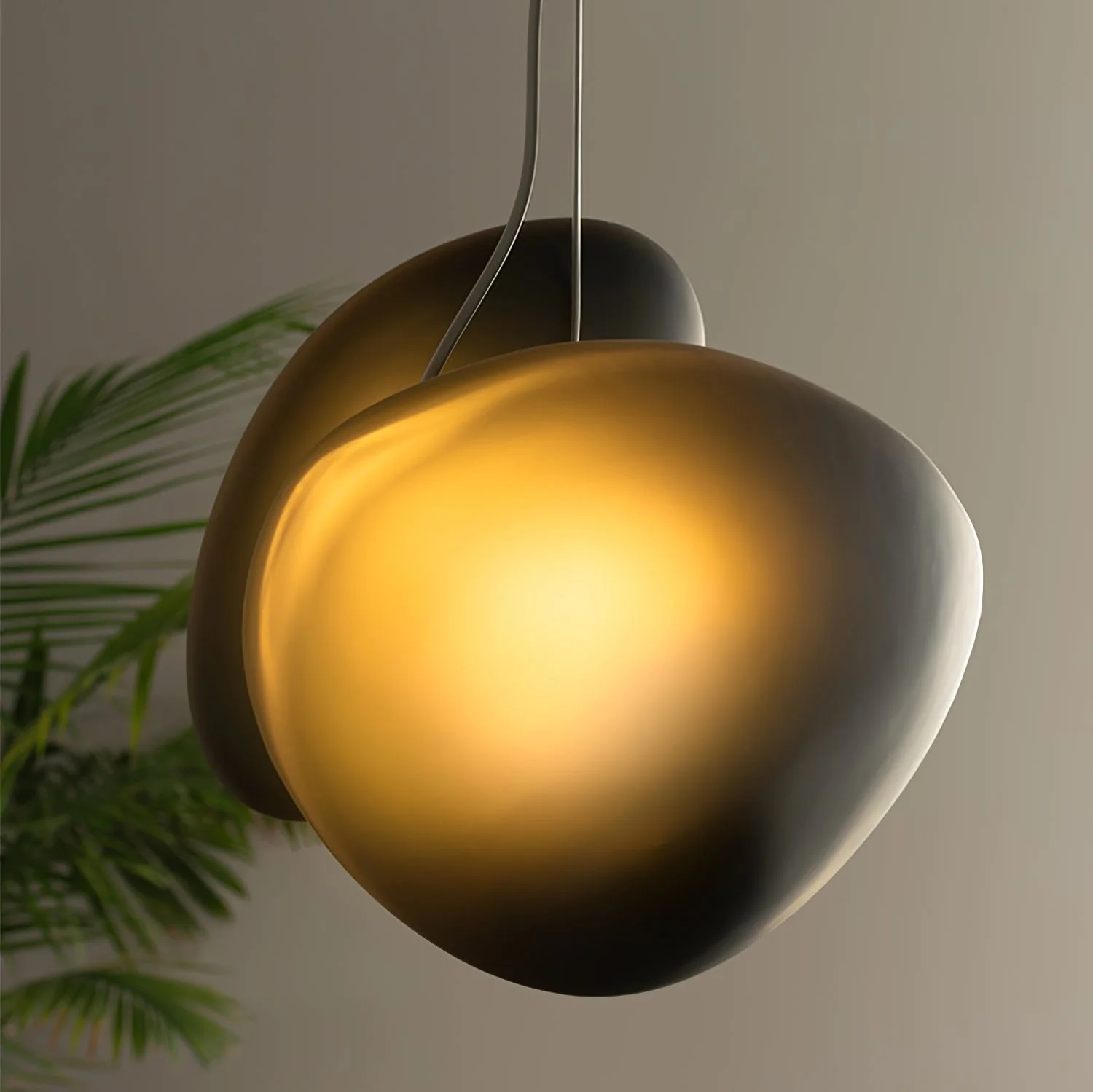 Подвесной светильник модель Translucent Frosted Glass - модель 11, ∅30см x 30см, белый, белый, теплый свет