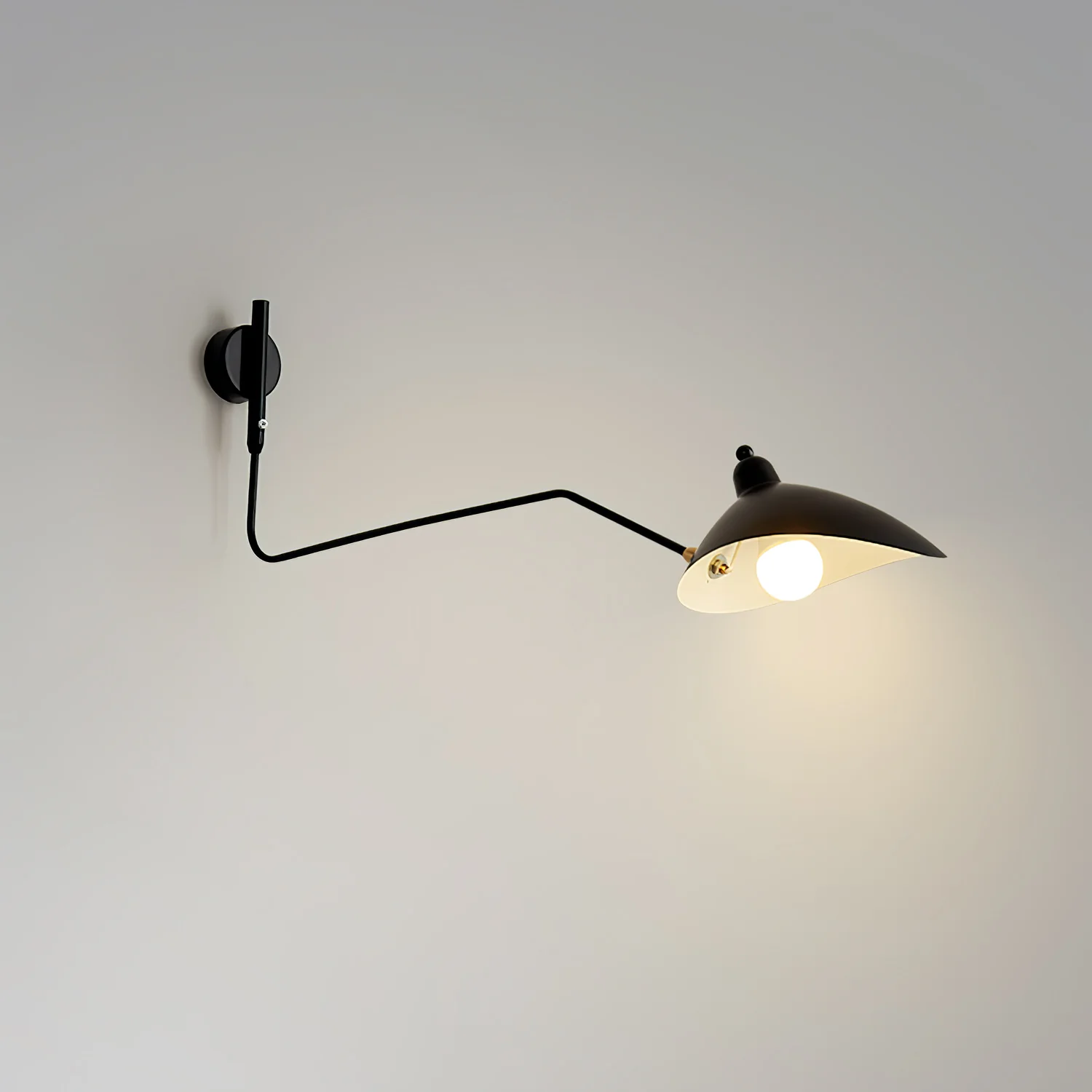 Serge Mouille Wall Sconce - L 47.2″ x H 15.8″ / L 120cm x H 40cm Set of 2 / White