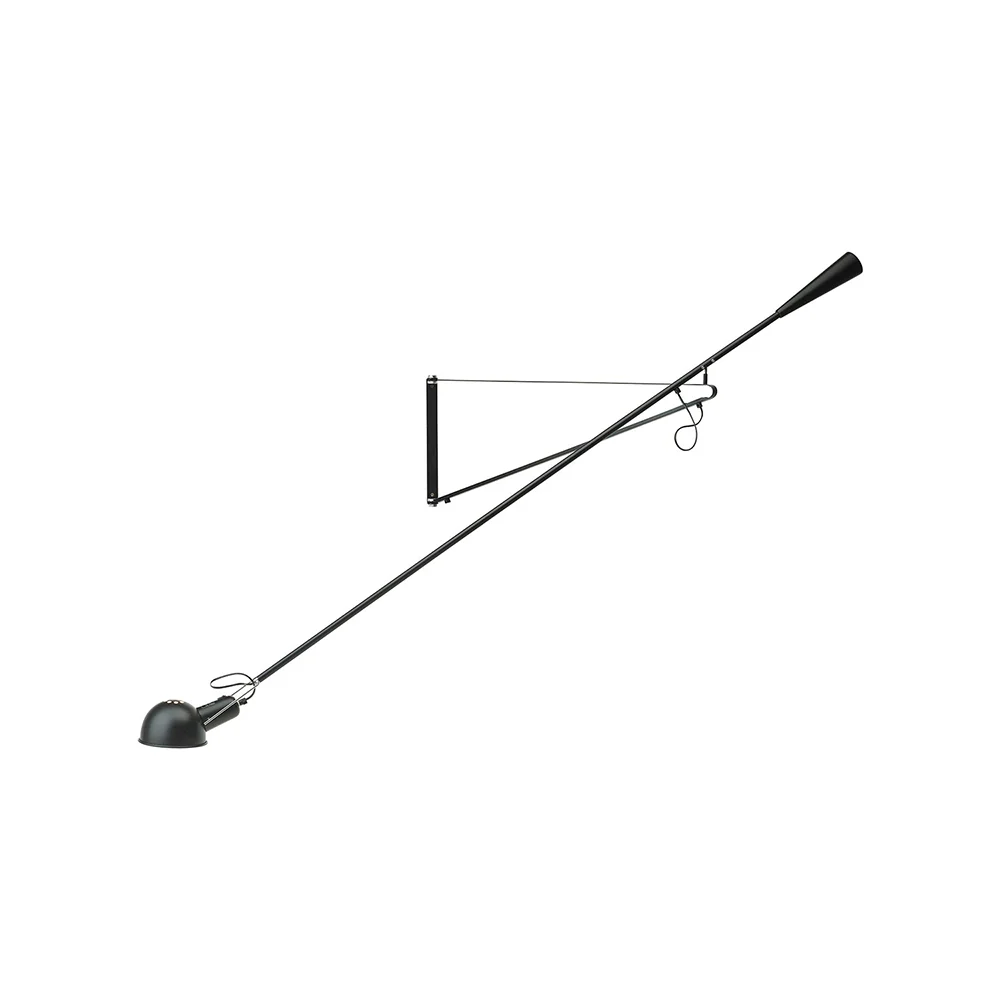 Настенный светильник Long Arm - 205см x 35см, черный