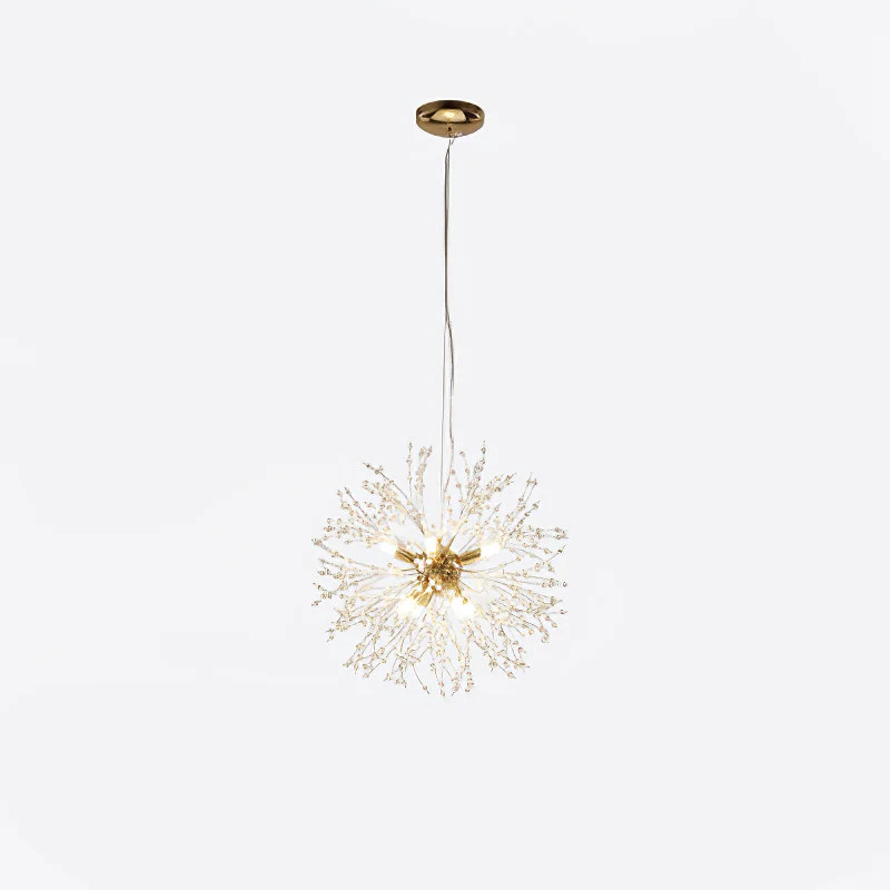 Люстра Crystal Dandelion - 12 плафонов ∅55см, хром