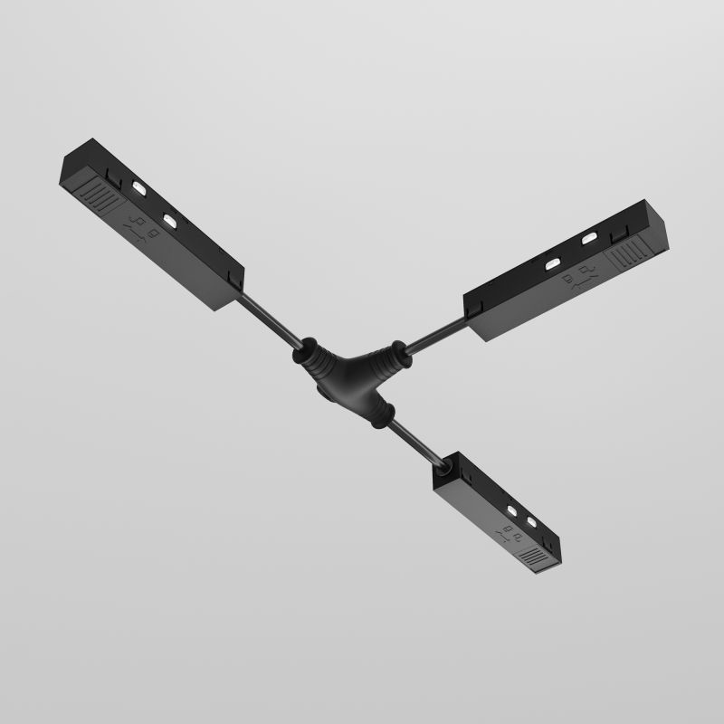 Коннектор питания Т-образный Maytoni Magnetic track system Accessories for Exility TRA034CWT-42B
