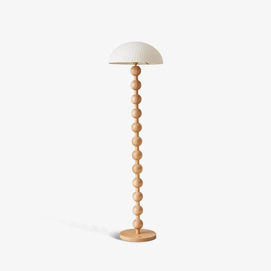 Lanvin Floor Lamp - ∅ 15.7″ x H 59″ / Dia 40cm x H 150cm / Wood color / AU plug